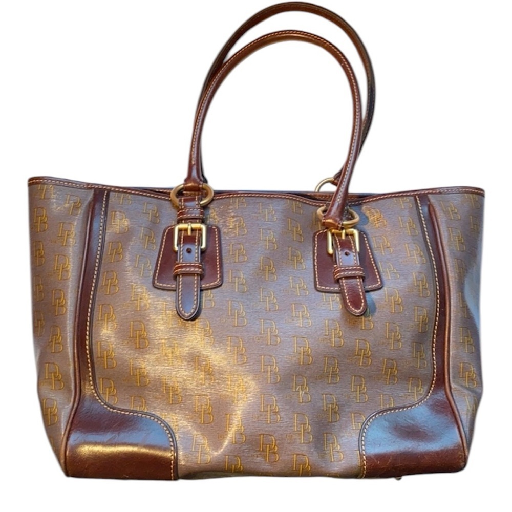 Dooney & Bourke Brown Monogram Tote Bag